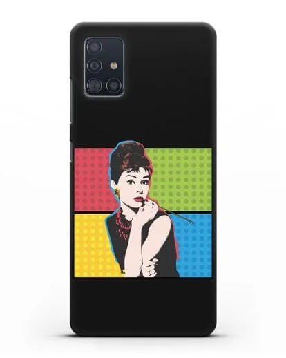 Чехол в стиле поп-арт Рука с пистолетом силиконовый для Samsung Galaxy A51 [SM-A515F]