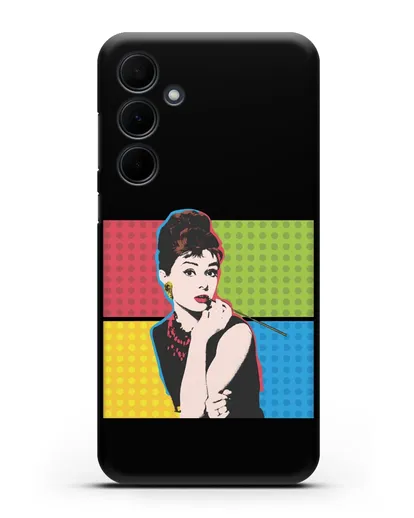 Чехол в стиле поп-арт Рука с пистолетом силиконовый для Samsung Galaxy A55 [SM-A556]