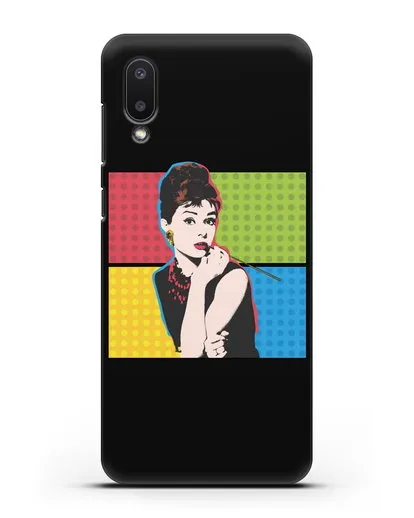 Чехол в стиле поп-арт Рука с пистолетом силиконовый для Samsung Galaxy A02 [SM-A022G]