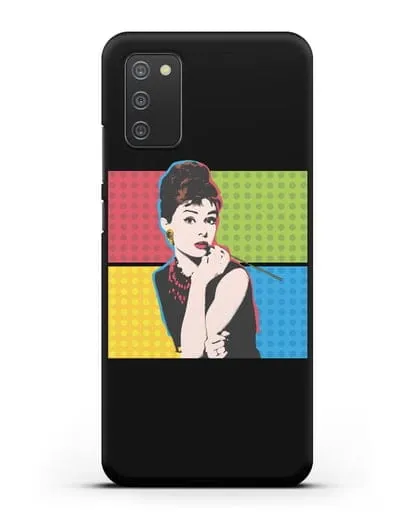 Чехол в стиле поп-арт Рука с пистолетом силиконовый для Samsung Galaxy A02s [SM-A025F]