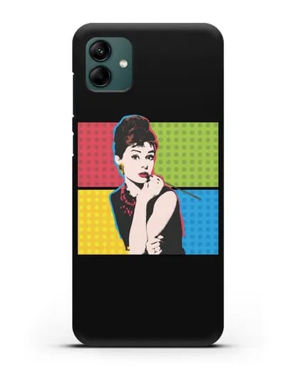 Чехол в стиле поп-арт Рука с пистолетом силиконовый для Samsung Galaxy A04 [SM-A045F]