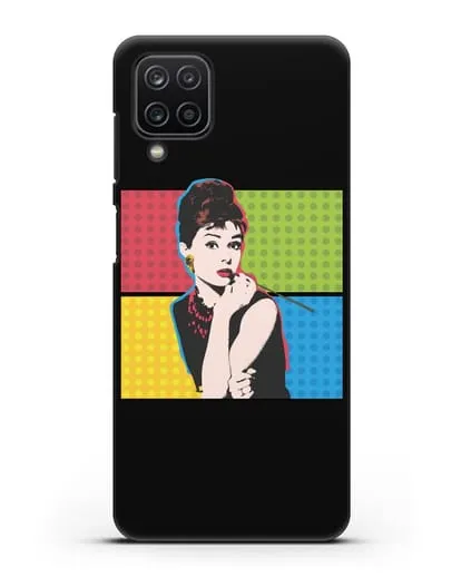 Чехол в стиле поп-арт Рука с пистолетом силиконовый для Samsung Galaxy A12s [SM-A127F]