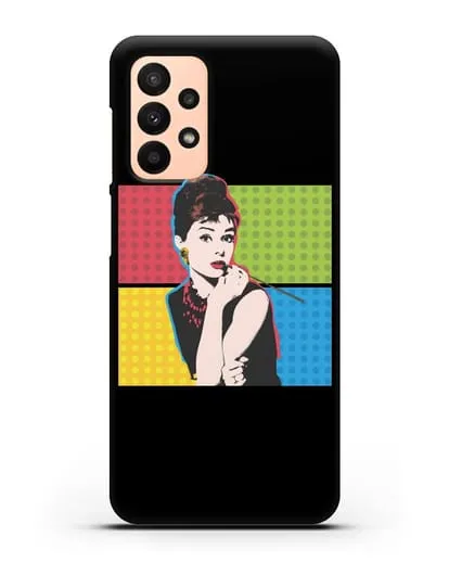 Чехол в стиле поп-арт Рука с пистолетом силиконовый для Samsung Galaxy A23 [SM-A235F]