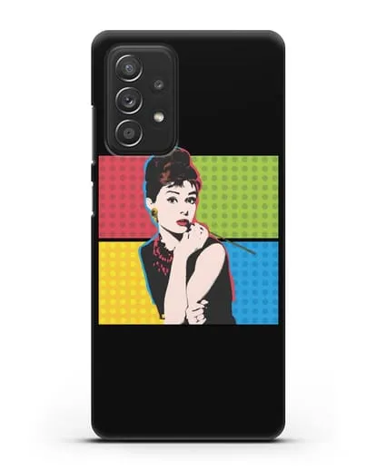 Чехол в стиле поп-арт Рука с пистолетом силиконовый для Samsung Galaxy A52s [SM-A528B]