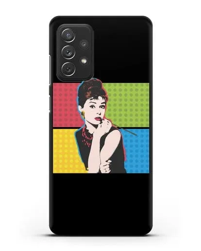 Чехол в стиле поп-арт Рука с пистолетом силиконовый для Samsung Galaxy A72 [SM-A725F]