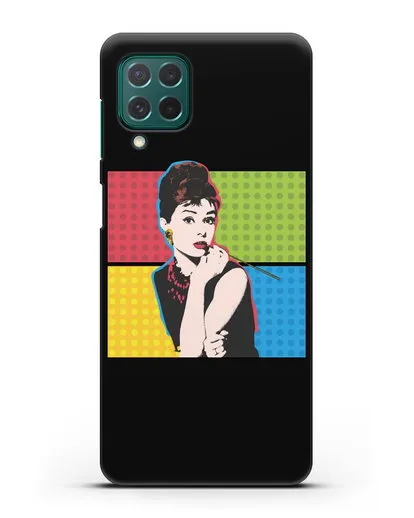 Чехол в стиле поп-арт Рука с пистолетом силиконовый для Samsung Galaxy M62 [SM-M625F]