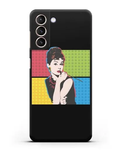 Чехол в стиле поп-арт Рука с пистолетом силиконовый для Samsung Galaxy S21 [SM-G991B]