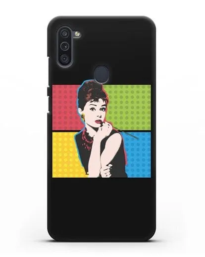 Чехол в стиле поп-арт Рука с пистолетом силиконовый для Samsung Galaxy M11 [SM-M115F]