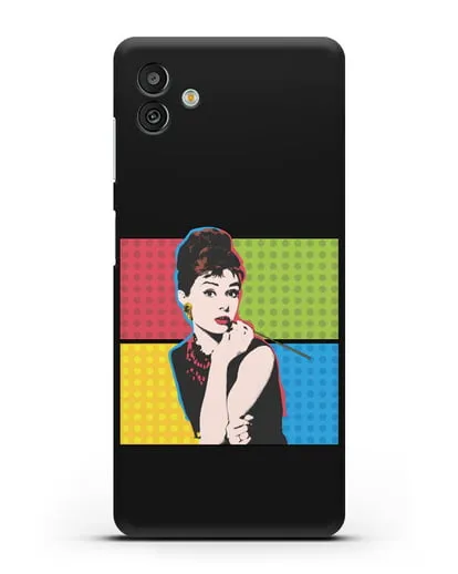 Чехол в стиле поп-арт Рука с пистолетом силиконовый для Samsung Galaxy M13 [SM-M135]