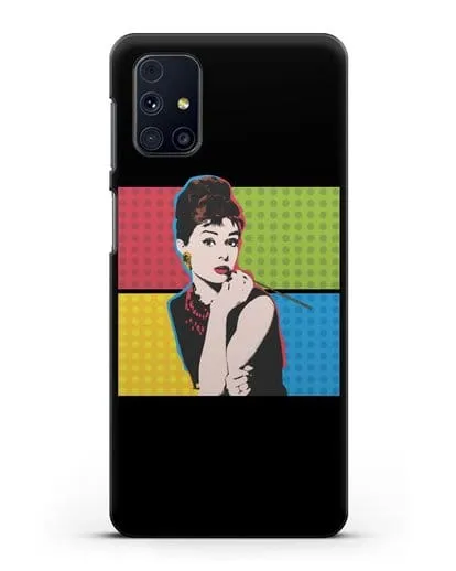 Чехол в стиле поп-арт Рука с пистолетом силиконовый для Samsung Galaxy M31s [SM-M317F]