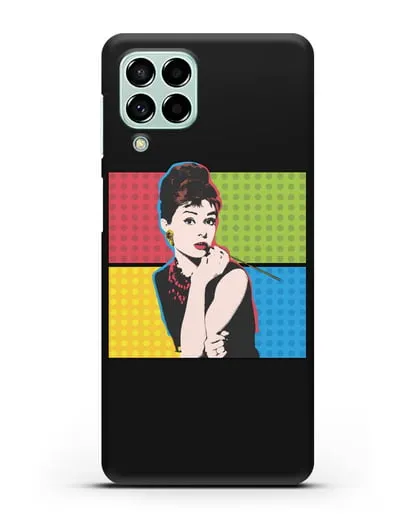 Чехол в стиле поп-арт Рука с пистолетом силиконовый для Samsung Galaxy M53 [SM-M536]