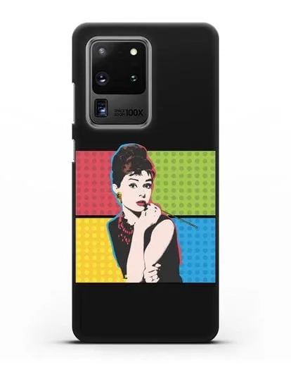 Чехол в стиле поп-арт Рука с пистолетом силиконовый для Samsung Galaxy S20 Ultra [SM-G988B]