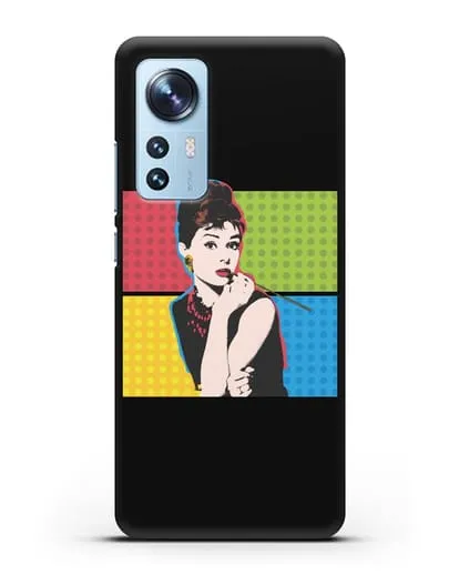 Чехол в стиле поп-арт Рука с пистолетом силиконовый для Xiaomi 12 Lite