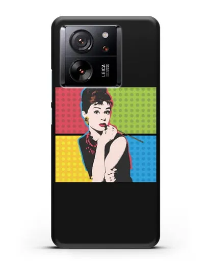 Чехол в стиле поп-арт Рука с пистолетом силиконовый для Xiaomi 13T