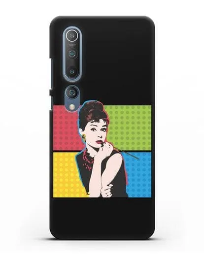 Чехол в стиле поп-арт Рука с пистолетом силиконовый для Xiaomi Mi 10 Pro