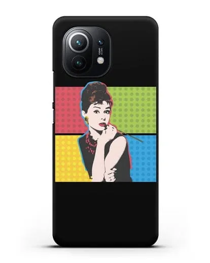 Чехол в стиле поп-арт Рука с пистолетом силиконовый для Xiaomi Mi 11