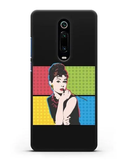 Чехол в стиле поп-арт Рука с пистолетом силиконовый для Xiaomi Mi 9T