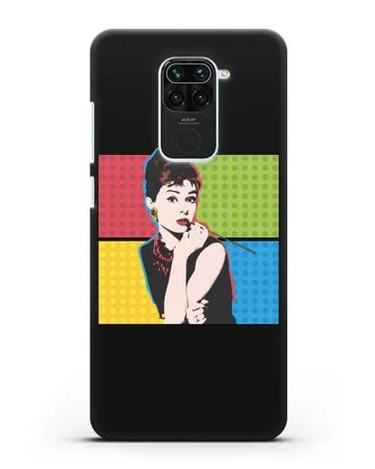 Чехол в стиле поп-арт Рука с пистолетом силиконовый для Xiaomi Redmi 10X