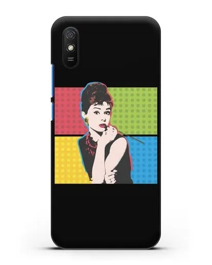 Чехол в стиле поп-арт Рука с пистолетом силиконовый для Xiaomi Redmi 9A