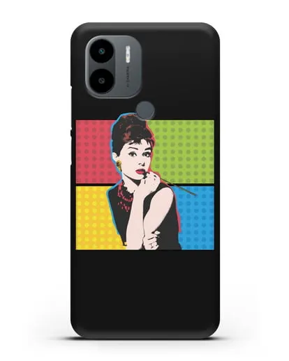 Чехол в стиле поп-арт Рука с пистолетом силиконовый для Xiaomi Redmi A1 Plus