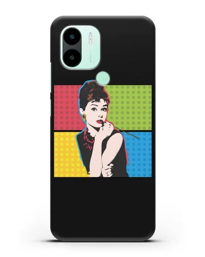 Чехол в стиле поп-арт Рука с пистолетом силиконовый для Xiaomi Redmi A2 Plus