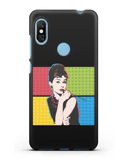 Чехол в стиле поп-арт Рука с пистолетом силиконовый для Xiaomi Redmi Note 6 Pro