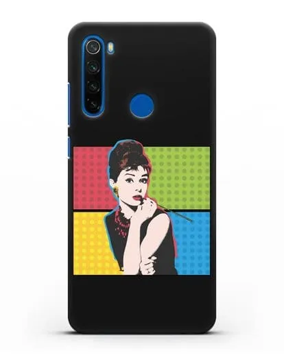 Чехол в стиле поп-арт Рука с пистолетом силиконовый для Xiaomi Redmi Note 8