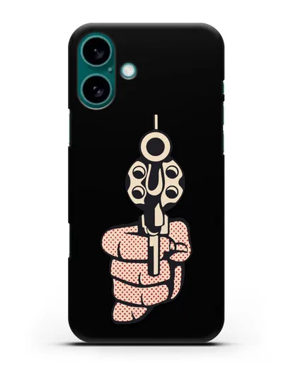 Чехол в стиле поп-арт Одри Хепбёрн силиконовый для iPhone 16 Plus