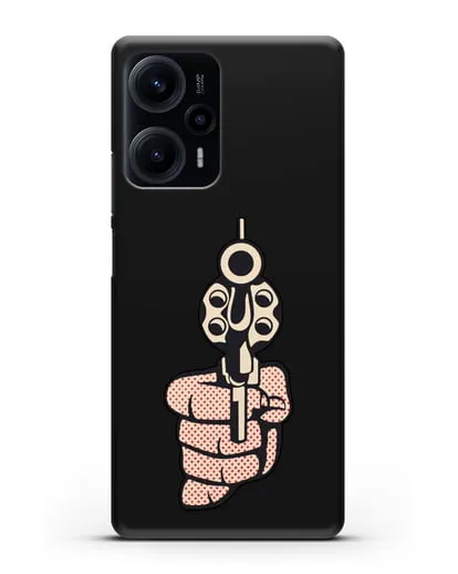 Чехол в стиле поп-арт Одри Хепбёрн силиконовый для Xiaomi Poco F5