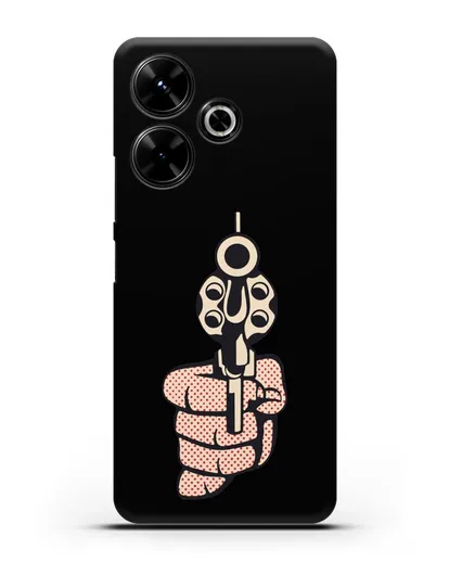 Чехол в стиле поп-арт Одри Хепбёрн силиконовый для Xiaomi Poco M6