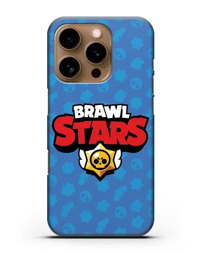 Чехол с логотипом Brawl Stars силиконовый для iPhone 16 Pro