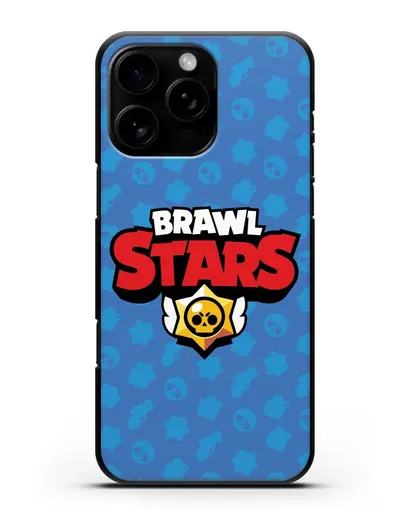 Чехол с логотипом Brawl Stars силиконовый для iPhone 16 Pro Max