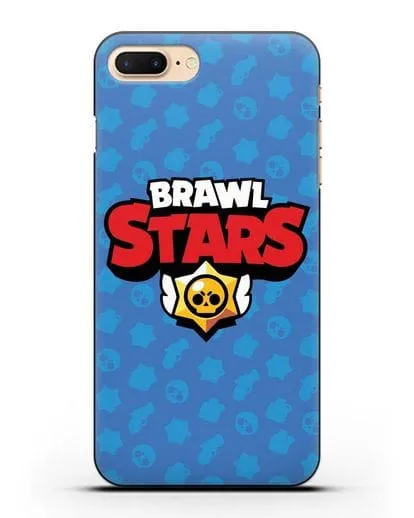 Чехол с логотипом Brawl Stars силиконовый для iPhone 7 Plus