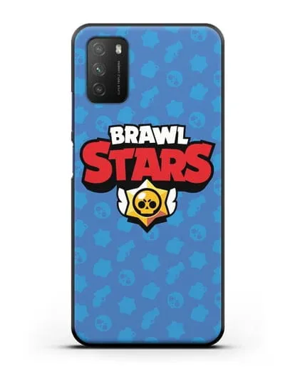 Чехол с логотипом Brawl Stars силиконовый для Xiaomi Poco M3