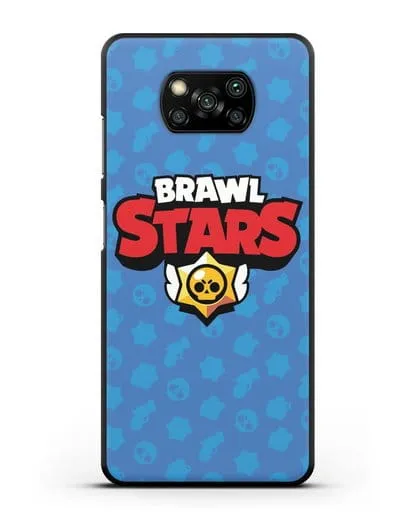 Чехол с логотипом Brawl Stars силиконовый для Xiaomi Poco X3