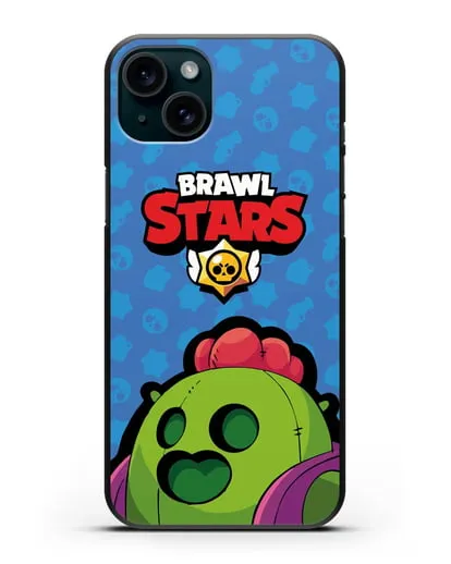 Чехол Спайк Браво Старс силиконовый для iPhone 15 Plus