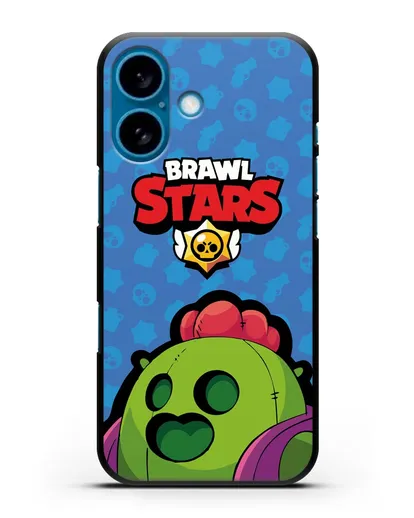 Чехол Спайк Браво Старс силиконовый для iPhone 16