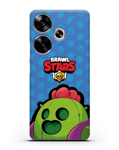 Чехол Спайк Браво Старс силиконовый для Xiaomi Poco F6