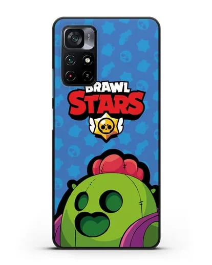 Чехол Спайк Браво Старс силиконовый для Xiaomi Poco M4 Pro 5G