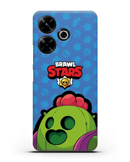 Чехол Спайк Браво Старс силиконовый для Xiaomi Poco M6