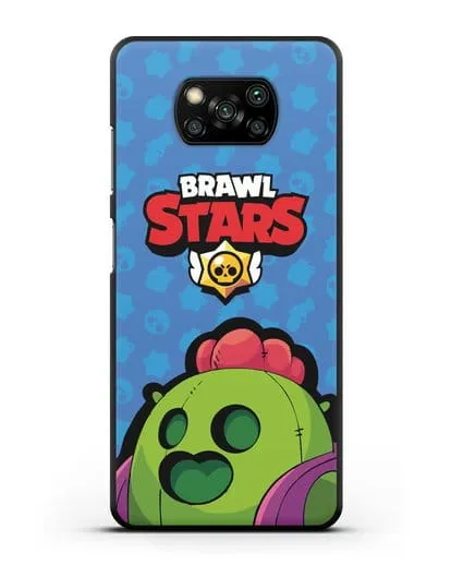 Чехол Спайк Браво Старс силиконовый для Xiaomi Poco X3