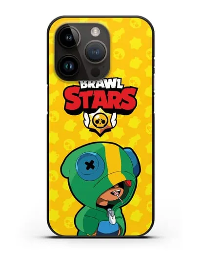 Чехол Леон Браво Старс силиконовый для iPhone 14 Pro