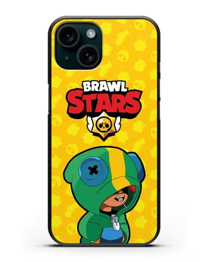 Чехол Леон Браво Старс силиконовый для iPhone 15