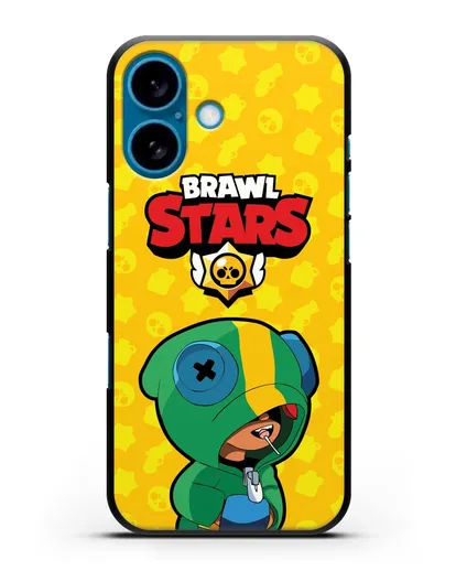 Чехол Леон Браво Старс силиконовый для iPhone 16