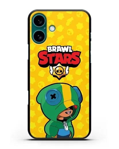 Чехол Леон Браво Старс силиконовый для iPhone 16 Plus