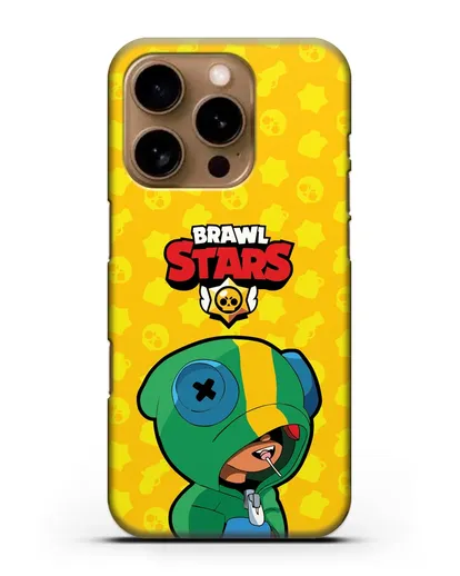 Чехол Леон Браво Старс силиконовый для iPhone 16 Pro