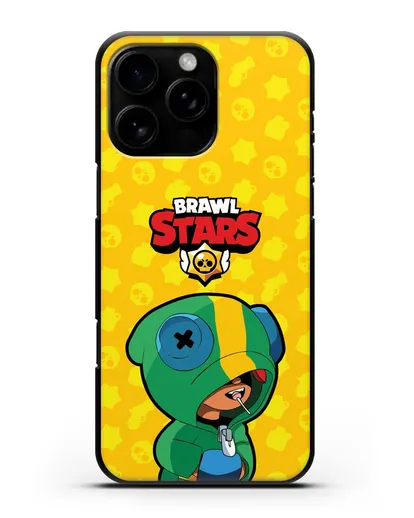 Чехол Леон Браво Старс силиконовый для iPhone 16 Pro Max