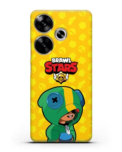 Чехол Леон Браво Старс силиконовый для Xiaomi Poco F6