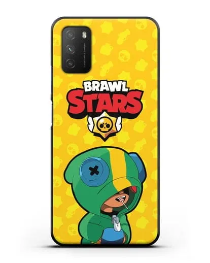 Чехол Леон Браво Старс силиконовый для Xiaomi Poco M3