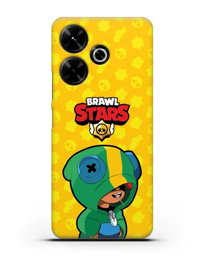 Чехол Леон Браво Старс силиконовый для Xiaomi Poco M6